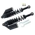 13 5inch 340mm Black Rear Shocks Absorber Suspension Replacement For Honda Yamaha Most 150cc-750cc Sport Bikes Dirt Go-kart And 