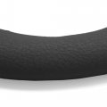 Uxcell 32cm Outer Dia Car Rubber Antislip Comfortable Steering Wheel Cover Black