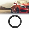 Uxcell 32cm Outer Dia Car Rubber Antislip Comfortable Steering Wheel Cover Black