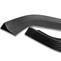 Auto Dynasty 3pcs Car Front Bumper Lips Spoiler Wing Body Kit With Vertical Stabilizers Compatible Mercedes-benz C180 C200 C250