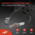 A-premium O2 Oxygen Sensor Compatible With Honda Civic 1999-2000 1 6l Upstream And Downstream 2-pc Set Replace 36532pzaa01