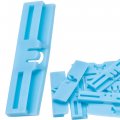10pcs Windshield Moulding Clips For Lexus 75545-53011 Gx460 Is250 Is350 Is F Blue Nylon Fasteners 7554553011 