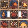 Art Plates Outlet Cover Decorative Metal Wall Plate Mosaic Cats Image By Dan Morris 