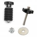 Kmfcdae Ranger Knob Tie Down Anchors With D Ring Set Of 4 Black Tie-down Anchor For General Lock N Ride Fits 1-7 16 Inch Hole
