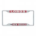 University Of New Mexico Unm Lobos Metal License Plate Frame For Front Or Back Car Officially Licensed Mascot 