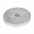 Uxcell 60mm Diameter 8mm Thickness M10 Thread Aluminum Disc Hardware For Glass Table