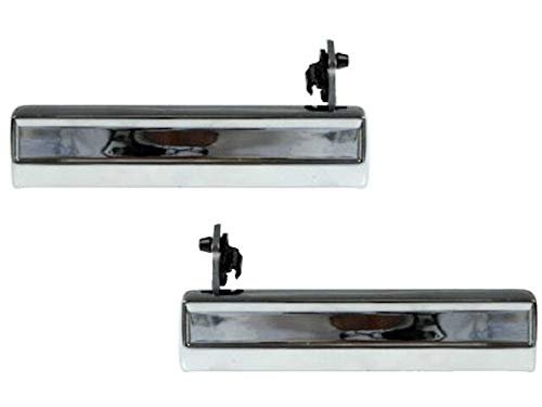 Front Door Handle Kit 2 Piece Chrome For 1980-1990 Chevy Caprice