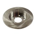 Ford Mustang 1994-2004 Brake Disc Rear Driver Or Passenger Side Single Piece Cast Iron Natural Solid Plain Surface 5 Lugs
