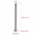 Uxcell M10x120mm Hex Bolts 304 Stainless Steel Hexagon Screw Bolt 2pcs