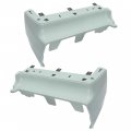 Ecotric Front Bumper Filler Set Compatible With 1984-1987 Buick Regal All 2 Door Models 2pcs Replacement For 25511433 25511432