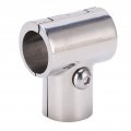 Boat Hand Rail Fittingrail 90a Tee T Tube Pipe Connector 1in 25 4mm Id Separable Stainless Steel Hand Accessories 