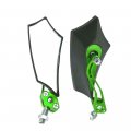 Esupport Green Universal Motorcycle Motorbike 8mm 10mm Rear View Side Mirror Atv Scooter Bike Sport 