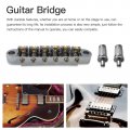 Silver Roller Bridge Saddle Tune-o-matic For Epiphone Les Paul Sgs Dot 52mm String Spacing E To E