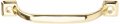 Wright Products V434br 4-3 4 Screen Door Pull Brass Plate 