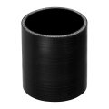 1 Pcs 80mm 3 15 Id 100mm 94 Length 0 Degree Black Car Silicone Hose Coolant Universal 