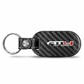Ipick Image For Gmc At4 Real Black Carbon Fiber Tag Style Key Chain Keychain Official Licensed