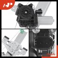 A-premium Power Window Regulator With Motor Compatible Chevrolet Cruze 2011-2012 Sedan Rear Driver And Passenger Side 2-pc Set