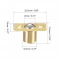 Uxcell Door Cabinet Closet Drawer 9 5mm Shaft Dia Brass Ball Catch Latch Catcher 10 Sets
