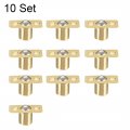 Uxcell Door Cabinet Closet Drawer 9 5mm Shaft Dia Brass Ball Catch Latch Catcher 10 Sets