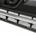 Chrome Upper Bumper Grille Grill For Honda Fit 2015 2016 2017 Replace 71120t5ra10 Gloss Black