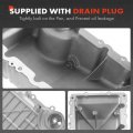 Engine Oil Pan Sump With Drain Plug For Chrysler Concorde 1998-2004 Intrepid Dodge V6 2 7l