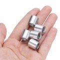 Uxcell 5pcs Aluminum Spacer 16 Bore X 2 Od 1 Length Screw Standoff Bushing Plain Finish Round Metal For 5 Id Screws Bolts And