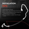 A-premium A C Discharge Line Hose Assembly Compatible With Mitsubishi Montero Sport 1997-2001 V6 3 0l Compressor To Condenser
