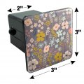 Mimi Flowers Floral Garden Tow Trailer Hitch Cover Plug Insert