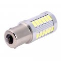 Wepeculior 2pcs Car Light Source Auto Backup Reserve Brake Fog Lamps P21w 1156 Ba15s 33 Led Bulb 5730 Smd Super Bright White