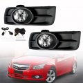 2pcs Fog Light Assembly With Bulbs And Wiring Switch Kit Replacement For 2010-2014 Cruze Gm2592300 Gm2593300 