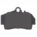 Disc Brake Pads For Porsche Boxster 1997 2008 Electronic Pad Wear Sensor 2 87 In Inner Height 5000 Euro Series Front Position
