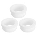 3pcs Rubber Grommets 30mm Drill Hole 25mm Id Top Hat Grommet White Silicone Plug Gasket For Wiring Automotive