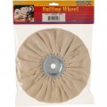 Woodstock D2519 8-inch Bias Soft Buffing Wheel White
