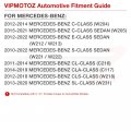Vipmotoz Full Led License Plate For Mercedes-benz W204 Facelift W205 W218 C117 C216 W212 W213 W221 W222 W231 R172-6000k Diamond