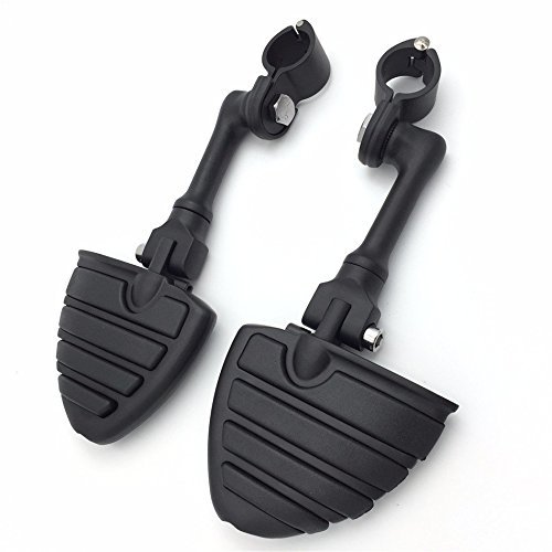 Adjustable Highway Foot Peg Mounting Kit For 1 In Engine Guard Chrome Aluminum U Shape Pegs Honda Goldwing Vtx1300 Shadow
