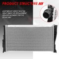 Dpi 2973 Factory Style 1-row Cooling Radiator Compatible With Bmw 1 Series M 135i 335d 335i 335is 335xi Z4 3 0l N54 Mt 07-16