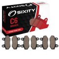Sixity C6 Front Rear Ceramic Brake Pads For Hyosung Gv650 Aquila Pro 2012 Complete Set 