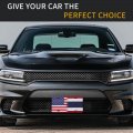 Thailand America Flag Oil Painted 6x12 Inch Durable License Plate Car Cover Frame Tag