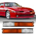 Usr Unique Style Racing 89-92 A70 Bumper Light A Front Turn Signal Lamps Left Right Pair For 1989-1992 Toyota Supra Mk 3 Mk3 