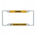 Colorado College Tigers License Plate Frame Officially Licensed Metal Car Tag Holder For Us And Canadian Plates 6 25 X 12 In 