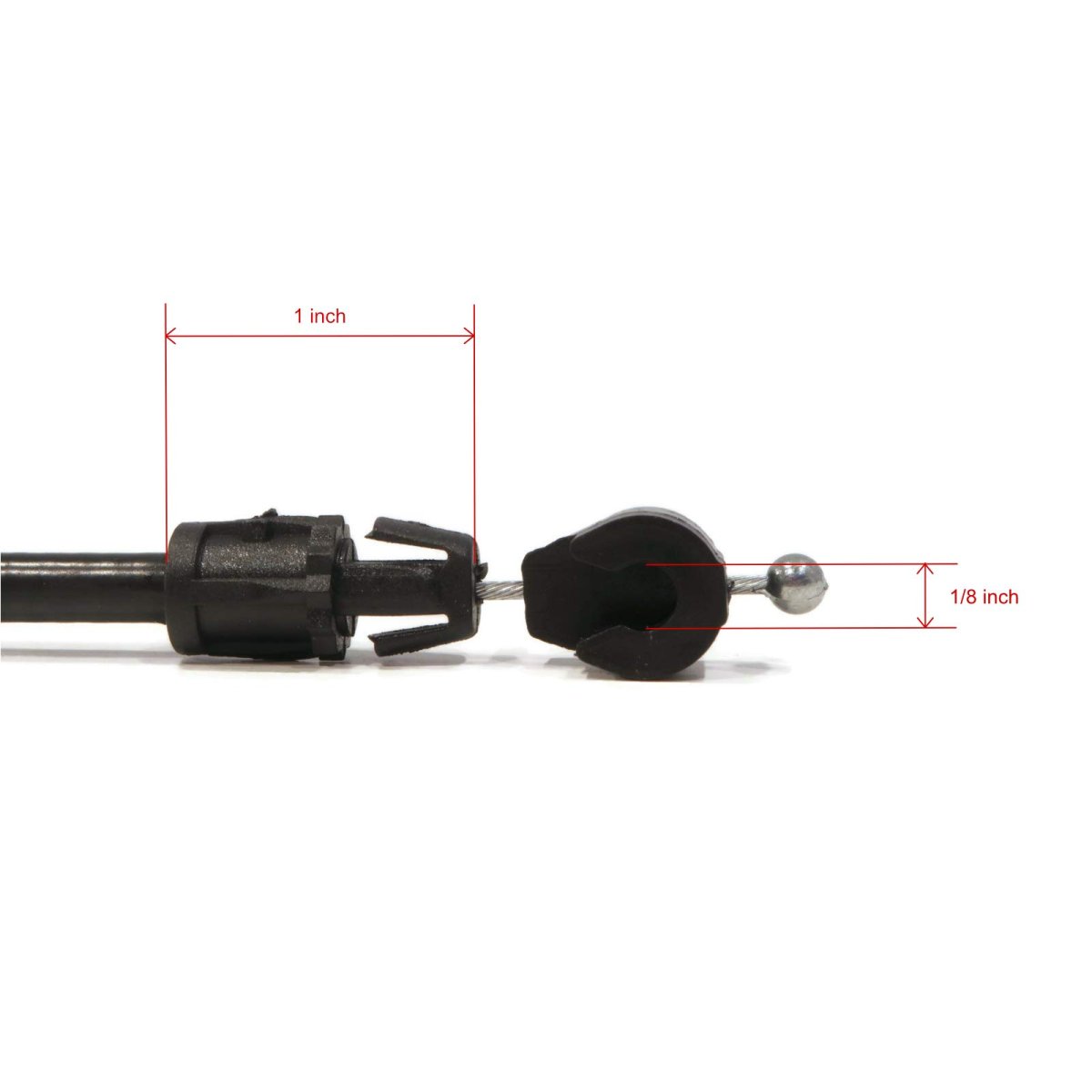 Deck Engagement Clutch Cable With Bolt Fits Husqvarna 26 H Lc 153 Lt150 And Lt16542 45 5 8 In 32 Conduit
