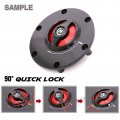 Autobahn88 Motorcycle Fuel Tank Cap Keyless Quick Lock Release Compatible With Suzuki Rf900r 1994-1997 Blade Style
