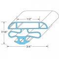 Passl A 02-14799-0009 Door Gasket Size 25 1 X 64 3 4 Anthony Seal For Cooler Or Freezer A Compatible With Refrigeration