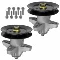 Caltric 2 Spindle Assembly Compatible With Troy Bilt 618-04125a 918-04125a 618-04125b 918-04125b