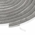 Uxcell Self Adhesive Brush Seal Weather Stripping 1 2 X 4 16 4ft Door Strip For Sliding Sash Window Wardrobe Gray