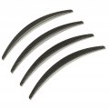 Car Fender Flares 4pcs Wheel Smooth Surface Scratch Resistant Replacement For Tesla Model 3 2017a 2022 High Gloss Carbon Fiber