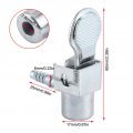 Fydun Lock On Air Chuck 1pc Pump Clamp Adapter Tire Inflator Valve Connector Clip Replacement For Auto Motorcycle W 5-6mm 0