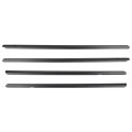 Outside Window Moulding Weatherstrip For Honda Insight 2010 2011 2012 2013 2014 4 Pieces Black Replaces Part Number 72450tm8013 
