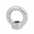 Uxcell Lifting Eye Nut M16 Female Thread 316 Stainless Steel Round Shape For Rope Fitting Pack Of 1