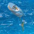 Graphics More Mechanic Girl Riding Mecha Robot Tank Mech Engineer Floating Keychain Oval Foam Fishing Boat Buoy Key Float